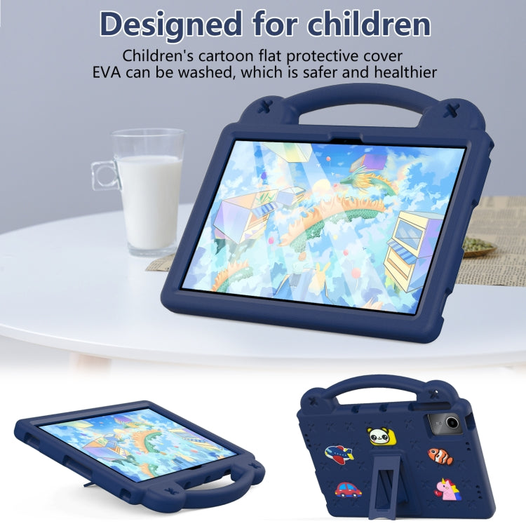 For Lenovo P11 Plus J607F / Xiaoxin Pad 11 Handle Kickstand Children EVA Shockproof Tablet Case(Navy Blue) - Lenovo by PMC TechLife | Online Shopping South Africa | PMC TechLife | Buy Now Pay Later Mobicred