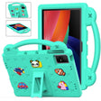 For TCL Tab 11 9466x3 Handle Kickstand Children EVA Shockproof Tablet Case(Mint Green) - Others by PMC TechLife | Online Shopping South Africa | PMC TechLife | Buy Now Pay Later Mobicred