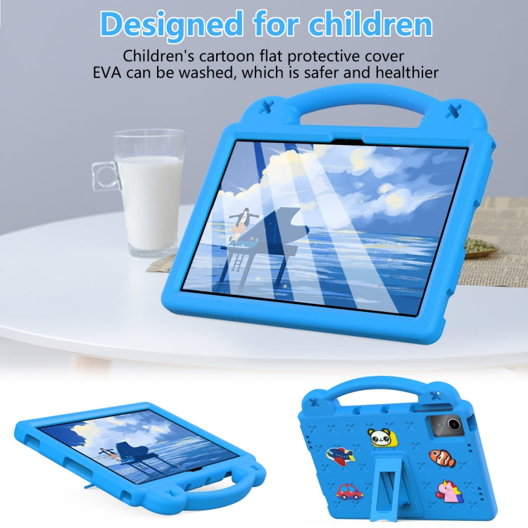 For TCL Tab 11 9466x3 Handle Kickstand Children EVA Shockproof Tablet Case(Sky Blue) - Others by PMC TechLife | Online Shopping South Africa | PMC TechLife | Buy Now Pay Later Mobicred