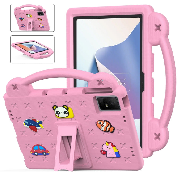For TCL Nxt Pader 11 2023 Handle Kickstand Children EVA Shockproof Tablet Case(Pink) - Others by PMC TechLife | Online Shopping South Africa | PMC TechLife | Buy Now Pay Later Mobicred