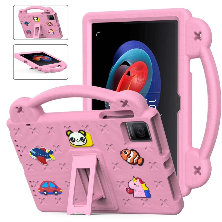 For TCL Tab 10 Gen2 10.36 2023 Handle Kickstand Children EVA Shockproof Tablet Case(Pink) - Others by PMC TechLife | Online Shopping South Africa | PMC TechLife | Buy Now Pay Later Mobicred