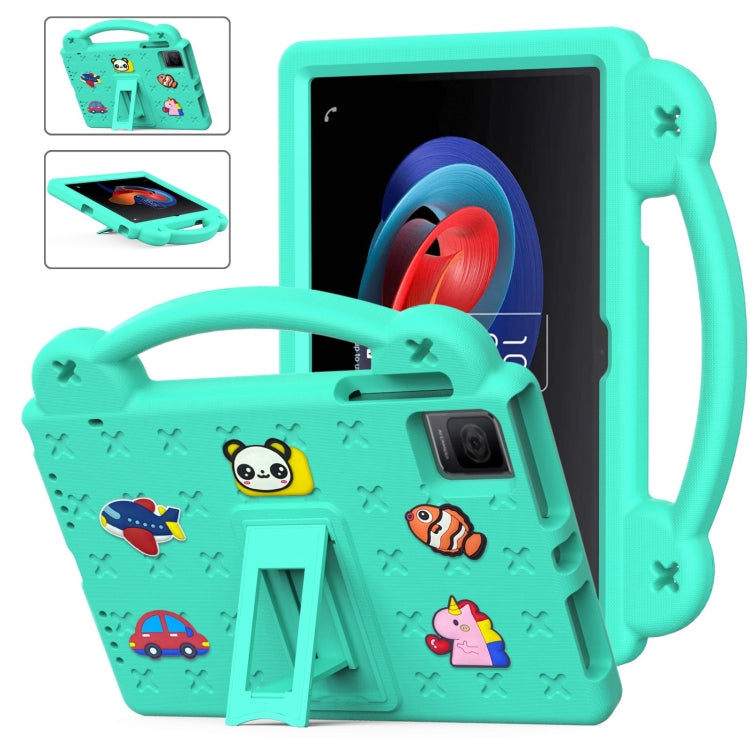 For TCL Tab 10 Gen2 10.36 2023 Handle Kickstand Children EVA Shockproof Tablet Case(Mint Green) - Others by PMC TechLife | Online Shopping South Africa | PMC TechLife | Buy Now Pay Later Mobicred