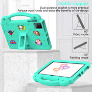 For TCL Tab 10 Gen2 10.36 2023 Handle Kickstand Children EVA Shockproof Tablet Case(Mint Green)
