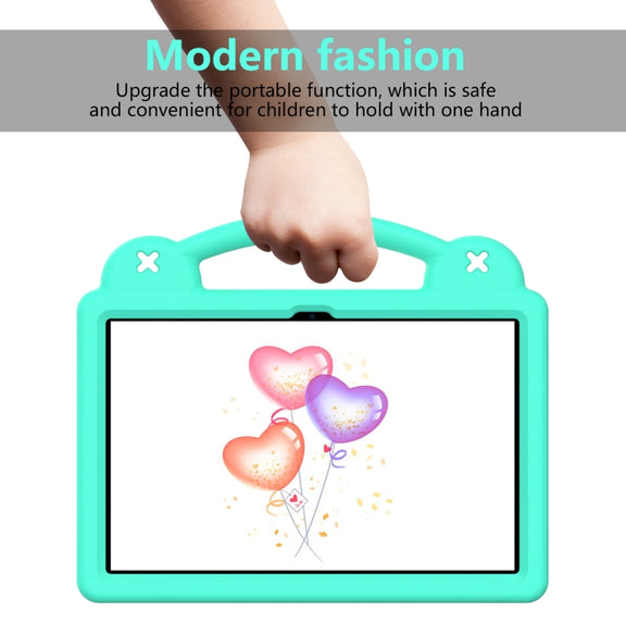 For TCL Tab 10 Gen2 10.36 2023 Handle Kickstand Children EVA Shockproof Tablet Case(Mint Green)