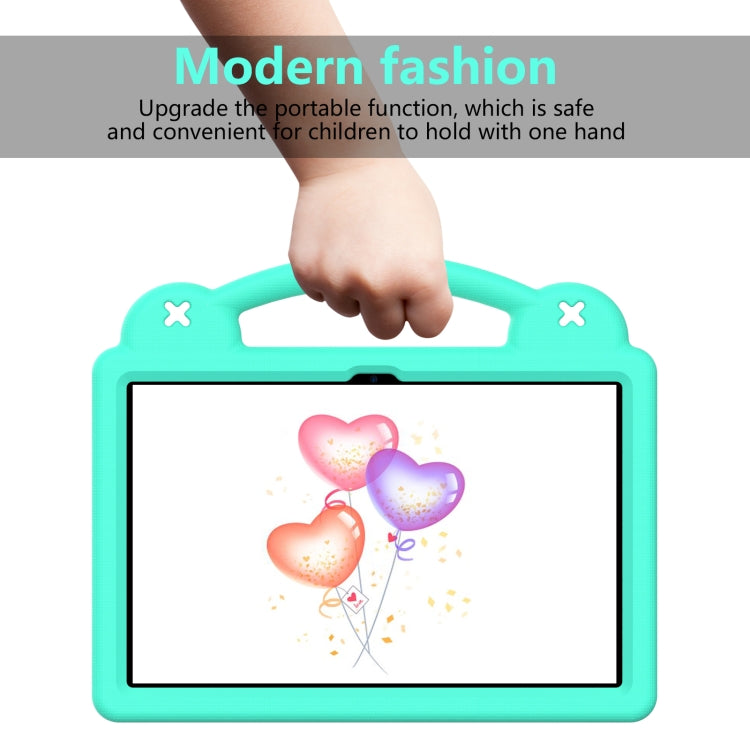 For TCL Tab 10 Gen2 10.36 2023 Handle Kickstand Children EVA Shockproof Tablet Case(Mint Green)