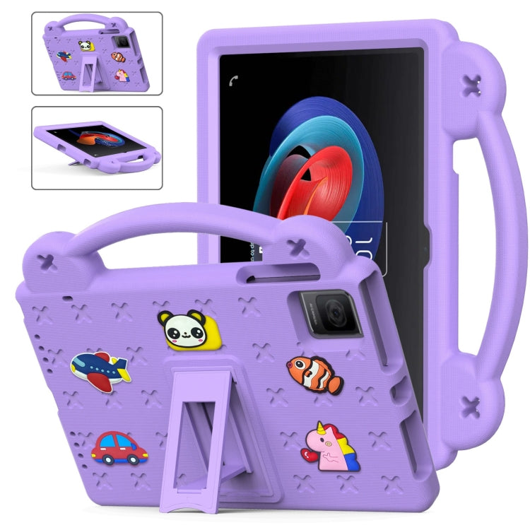 For TCL Tab 10 Gen2 10.36 2023 Handle Kickstand Children EVA Shockproof Tablet Case(Light Purple) - Others by PMC TechLife | Online Shopping South Africa | PMC TechLife | Buy Now Pay Later Mobicred