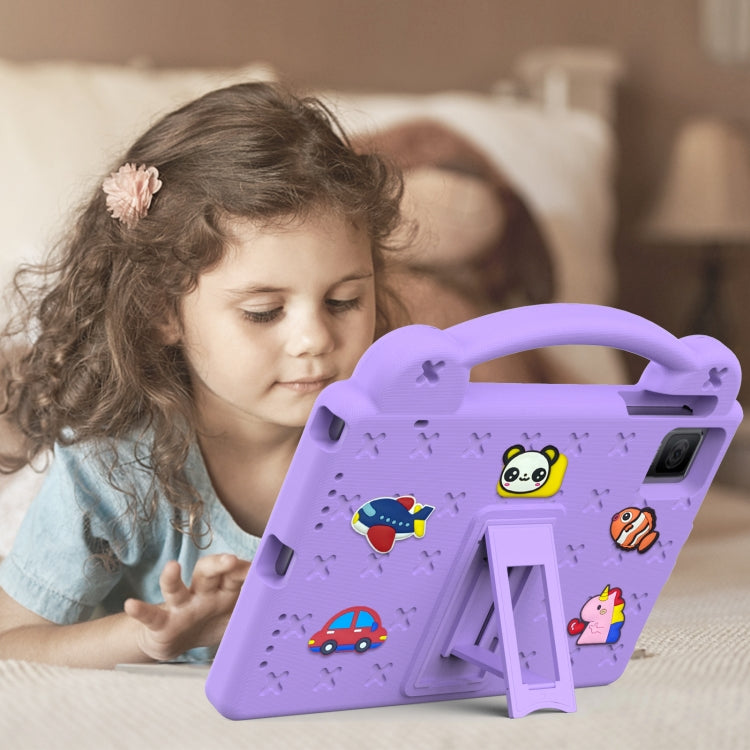 For TCL Tab 10 Gen2 10.36 2023 Handle Kickstand Children EVA Shockproof Tablet Case(Light Purple) - Others by PMC TechLife | Online Shopping South Africa | PMC TechLife | Buy Now Pay Later Mobicred