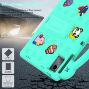 For Huawei MetePad 11 2023 / 2021 Handle Kickstand Children EVA Shockproof Tablet Case(Mint Green)