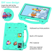 For Huawei MetePad 11 2023 / 2021 Handle Kickstand Children EVA Shockproof Tablet Case(Mint Green)