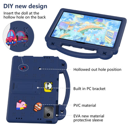 For Huawei MatePad SE 11 2024 Handle Kickstand Children EVA Shockproof Tablet Case(Navy Blue) - Huawei by PMC Jewellery | Online Shopping South Africa | PMC Jewellery | Buy Now Pay Later Mobicred