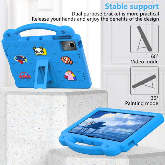 For Onn Tbspg 100110027 2023 Handle Kickstand Children EVA Shockproof Tablet Case(Sky Blue)