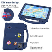 For Onn Tbspg 100110027 2023 Handle Kickstand Children EVA Shockproof Tablet Case(Navy Blue)