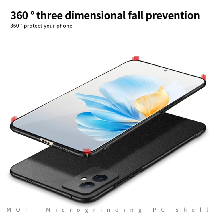 For Honor 100 MOFI Fandun Series Frosted PC Ultra-thin All-inclusive Phone Case(Red)