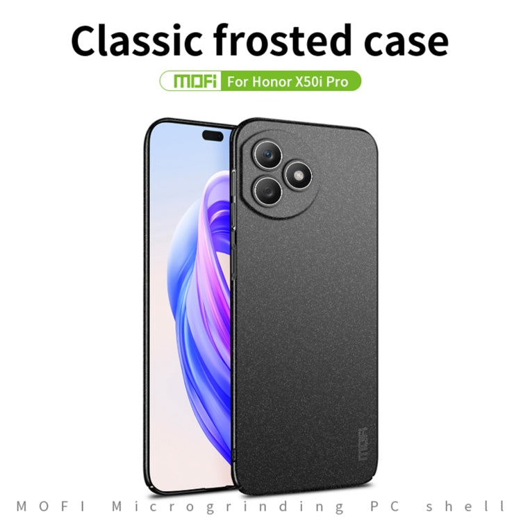 For Honor X50i+ / X50i Pro MOFI Fandun Series Frosted PC Ultra-thin All-inclusive Phone Case(Red)