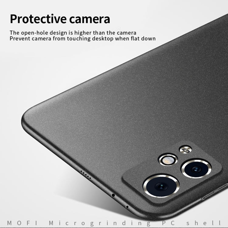 For Honor 90 GT MOFI Fandun Series Frosted PC Ultra-thin All-inclusive Phone Case(Gray)