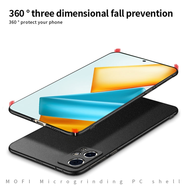 For Honor 90 GT MOFI Fandun Series Frosted PC Ultra-thin All-inclusive Phone Case(Red) - Honor Cases by MOFI | Online Shopping South Africa | PMC TechLife | Buy Now Pay Later Mobicred