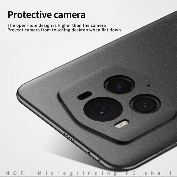 For Honor Magic6 RSR MOFI Fandun Series Frosted PC Ultra-thin All-inclusive Phone Case(Blue)