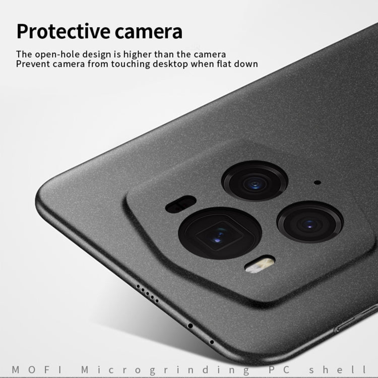 For Honor Magic6 RSR MOFI Fandun Series Frosted PC Ultra-thin All-inclusive Phone Case(Blue)
