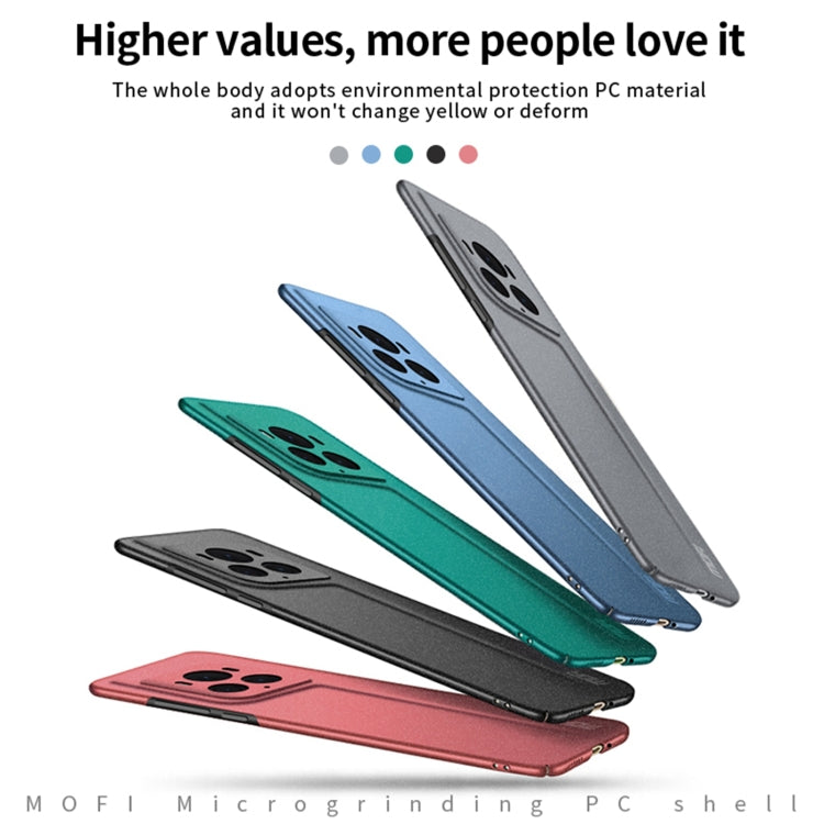 For Honor Magic6 Ultimate MOFI Fandun Series Frosted PC Ultra-thin All-inclusive Phone Case(Red)