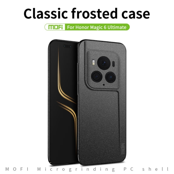 For Honor Magic6 Ultimate MOFI Fandun Series Frosted PC Ultra-thin All-inclusive Phone Case(Red)