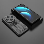 For vivo X100 Pro Supersonic Armor PC Hybrid TPU Phone Case(Black)