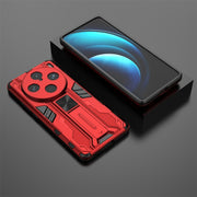 For vivo X100 Pro Supersonic Armor PC Hybrid TPU Phone Case(Red)