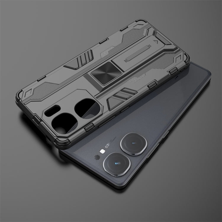 For vivo iQOO Neo9 Pro / Neo9 Supersonic Armor PC Hybrid TPU Phone Case(Black) - iQOO Neo9 Cases by PMC TechLife | Online Shopping South Africa | PMC TechLife