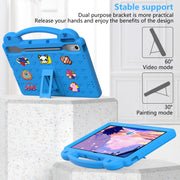 For  Lenovo Tab  P12 / Xiaoxin Pad Pro 12.7 Handle Kickstand Children EVA Shockproof Tablet Case(Sky Blue)