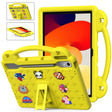 For  Lenovo Tab  P12 / Xiaoxin Pad Pro 12.7 Handle Kickstand Children EVA Shockproof Tablet Case(Yellow) - free shipping - PMC TechLife - Order now!