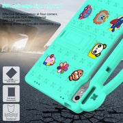 For  Lenovo Xiaoxin Pad Pro 12.7 2025 Handle Kickstand Children EVA Shockproof Tablet Case(Mint Green)