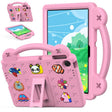 For Lenovo Tab TB-311 / WIFI 10.1 2025 Handle Kickstand Children EVA Shockproof Tablet Case(Pink) - Lenovo by PMC TechLife | Online Shopping South Africa | PMC TechLife | Buy Now Pay Later Mobicred