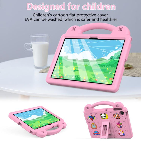For Lenovo Tab TB-311 / WIFI 10.1 2025 Handle Kickstand Children EVA Shockproof Tablet Case(Pink)