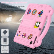 For Lenovo Tab TB-311 / WIFI 10.1 2025 Handle Kickstand Children EVA Shockproof Tablet Case(Pink)