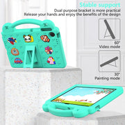 For Lenovo Tab TB-311 / WIFI 10.1 2025 Handle Kickstand Children EVA Shockproof Tablet Case(Mint Green)