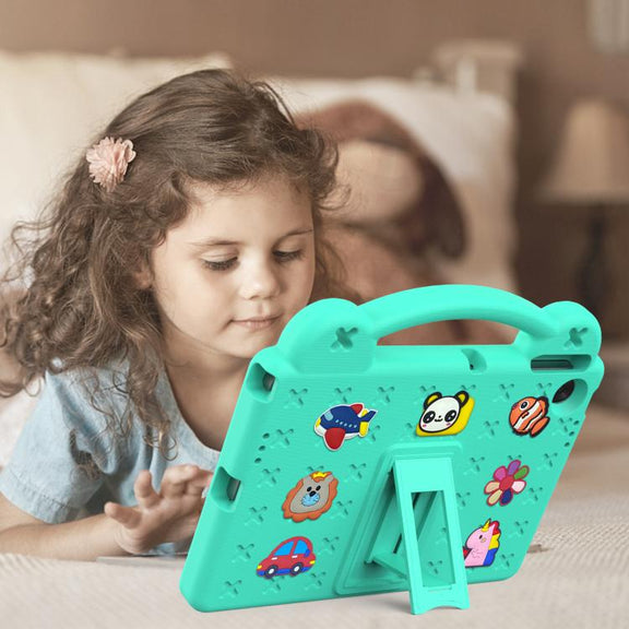 For Lenovo Tab TB-311 / WIFI 10.1 2025 Handle Kickstand Children EVA Shockproof Tablet Case(Mint Green)