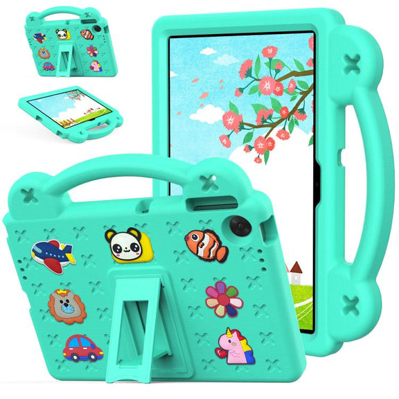 For Lenovo Tab TB-311 / WIFI 10.1 2025 Handle Kickstand Children EVA Shockproof Tablet Case(Mint Green)
