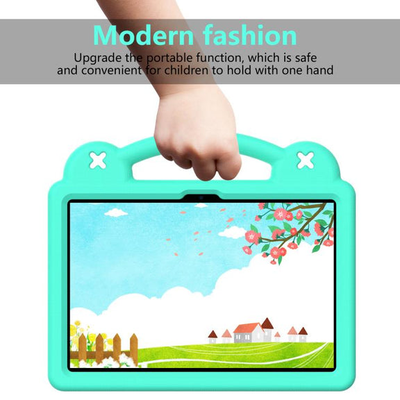 For Lenovo Tab TB-311 / WIFI 10.1 2025 Handle Kickstand Children EVA Shockproof Tablet Case(Mint Green)