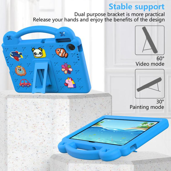 For Lenovo Tab TB-311 / WIFI 10.1 2025 Handle Kickstand Children EVA Shockproof Tablet Case(Sky Blue)