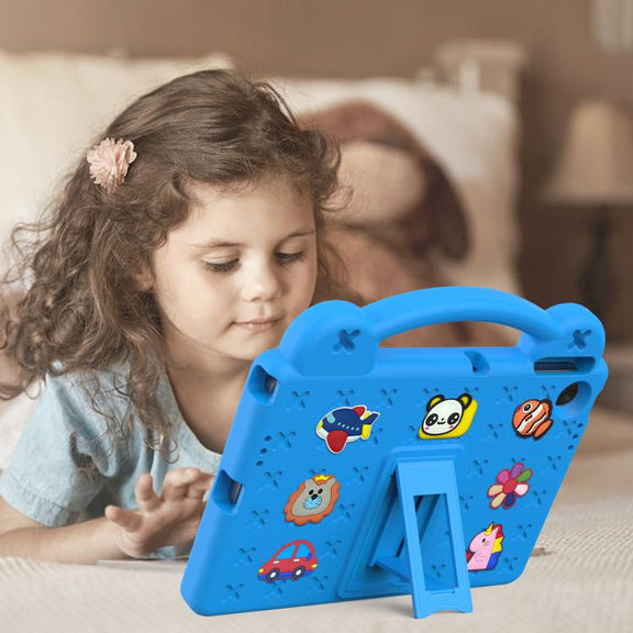 For Lenovo Tab TB-311 / WIFI 10.1 2025 Handle Kickstand Children EVA Shockproof Tablet Case(Sky Blue)