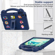 For Lenovo Tab TB-311 / WIFI 10.1 2025 Handle Kickstand Children EVA Shockproof Tablet Case(Navy Blue)