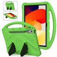 For Lenovo Tab P12  EVA Shockproof Tablet Case with Holder(Green) - Lenovo by PMC TechLife | Online Shopping South Africa | PMC TechLife | Buy Now Pay Later Mobicred