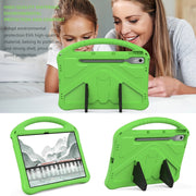 For Lenovo Tab P12  EVA Shockproof Tablet Case with Holder(Green)