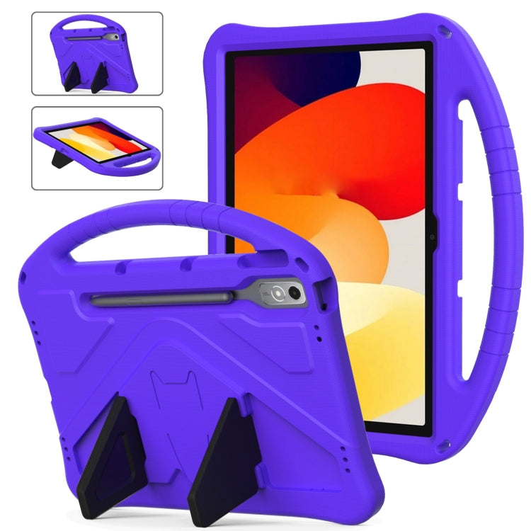 For Lenovo Tab P12 EVA Shockproof Tablet Case with Holder(Purple) - Lenovo by PMC TechLife | Online Shopping South Africa | PMC TechLife | Buy Now Pay Later Mobicred