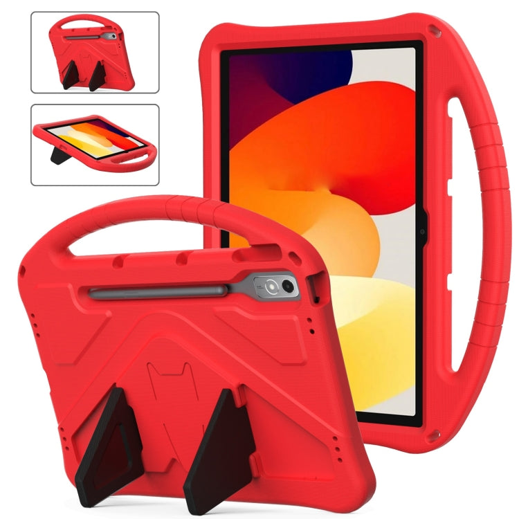 For Lenovo Tab P12 EVA Shockproof Tablet Case with Holder(Red) - Lenovo by PMC TechLife | Online Shopping South Africa | PMC TechLife | Buy Now Pay Later Mobicred