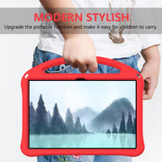 For Lenovo Tab P12 EVA Shockproof Tablet Case with Holder(Red)