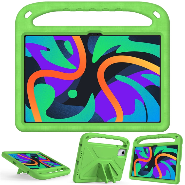 For Lenovo Tab  P12 / Xiaoxin Pad Pro 12.7 Handle EVA Shockproof Tablet Case with Holder(Green) - Lenovo by PMC TechLife | Online Shopping South Africa | PMC TechLife | Buy Now Pay Later Mobicred