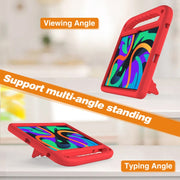 For Lenovo Tab  P12 / Xiaoxin Pad Pro 12.7 Handle EVA Shockproof Tablet Case with Holderr(Red)