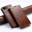 For iPhone 16e Suteni Baroque Calf Texture Buckle Wallet Leather Phone Case(Khaki) - free shipping - PMC TechLife - Order now!