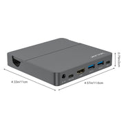 WAVLINK WL-UHP3D01 Portable Type-C Cell Phone Docking Station Multi-Port USB HUB Adapter(EU Plug)