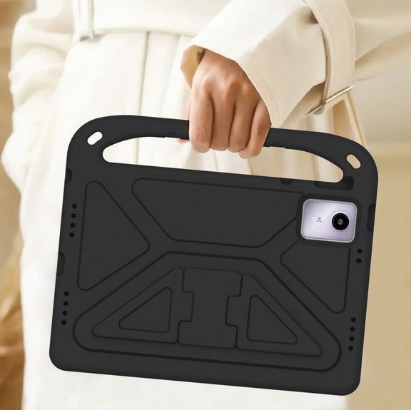 For Amazon Fire Max 11 2023 Handle EVA Shockproof Tablet Case with Holder(Black)